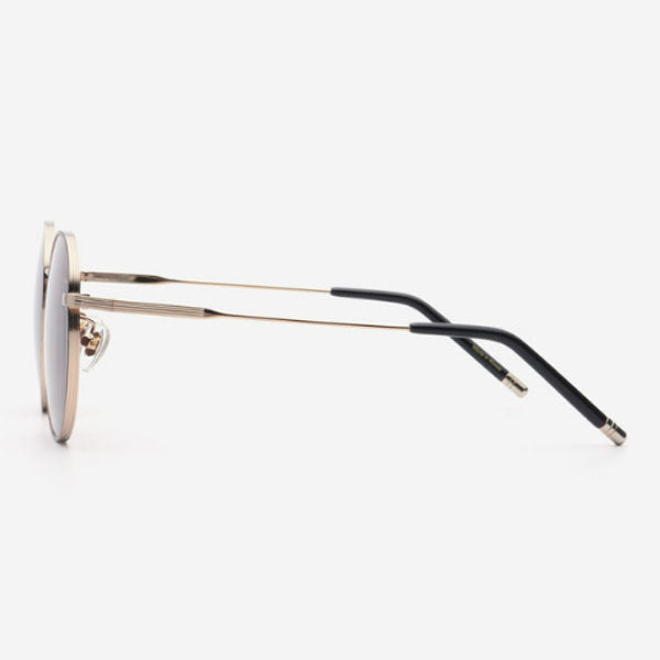 Lash HOPE BKG16 Metal Round Gieunse Sunglasses LASH