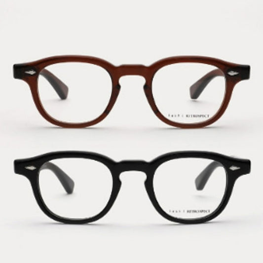 Lash glasses Clift Celluloid 464 types Men's horn frame glasses