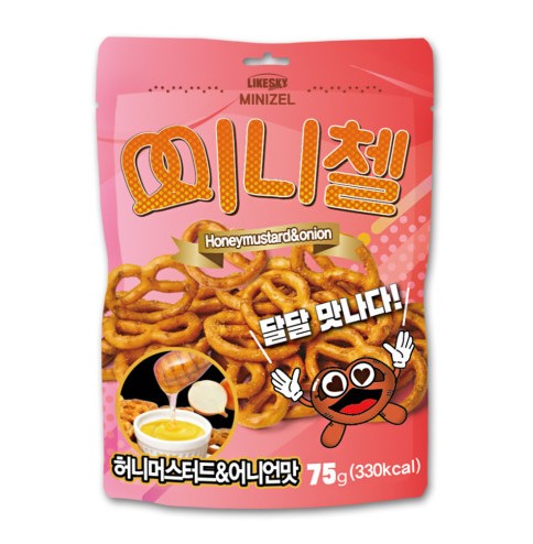 Like the Sky Honey Mustard & Onion Mini Pretzel 75g