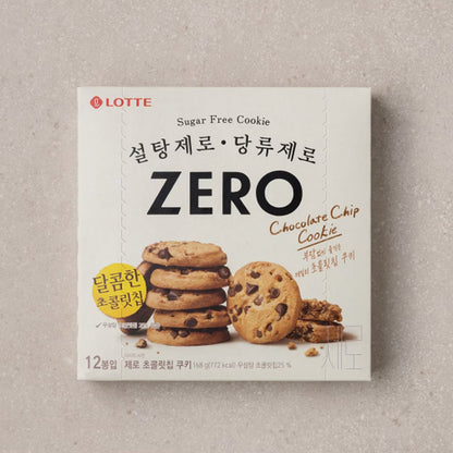 Lotte Sugar Zero Chocolate Chip Cookie 168g