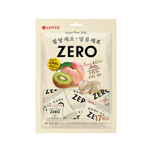 Lotte Sugar Zero Fruit Jelly Mini Bulk 238g