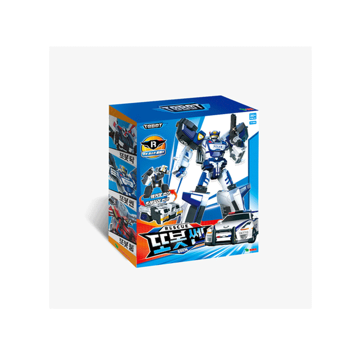 New Rescue Tobot SSEN Police Car 4 Mode Transforming Robot Car