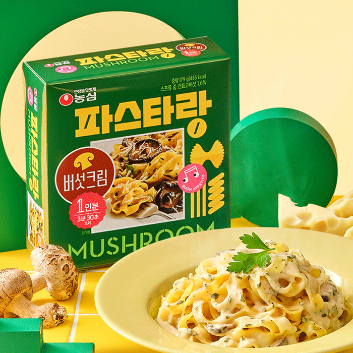 Nongshim-Nudeln und Pilzcreme (180*6)