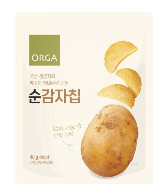 Orga Pure Potato Chips 40g