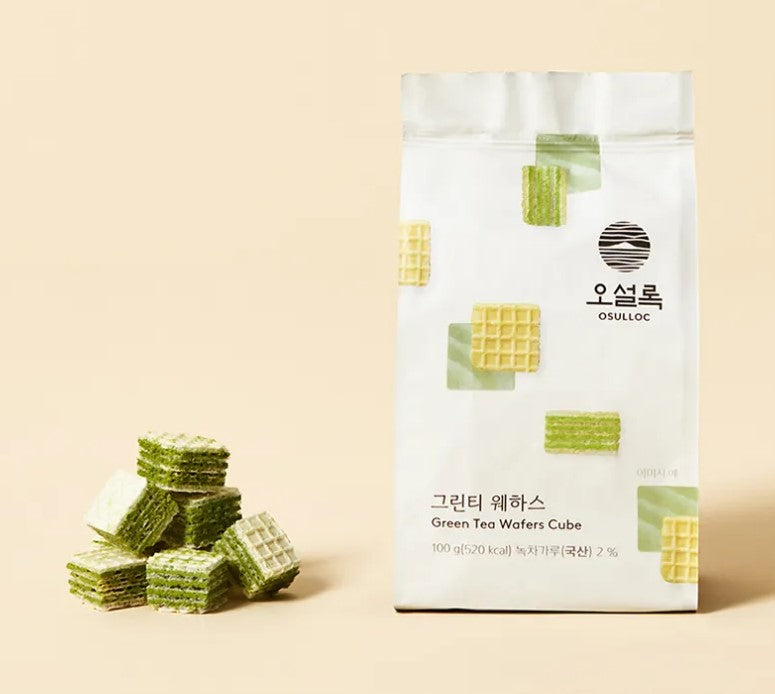 Osulloc Green Tea Wafers 100g