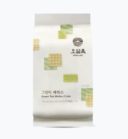 Osulloc Green Tea Wafers 100g