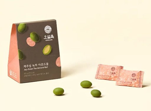 Osulloc Jeju Island Green Tea Almond Balls 80g