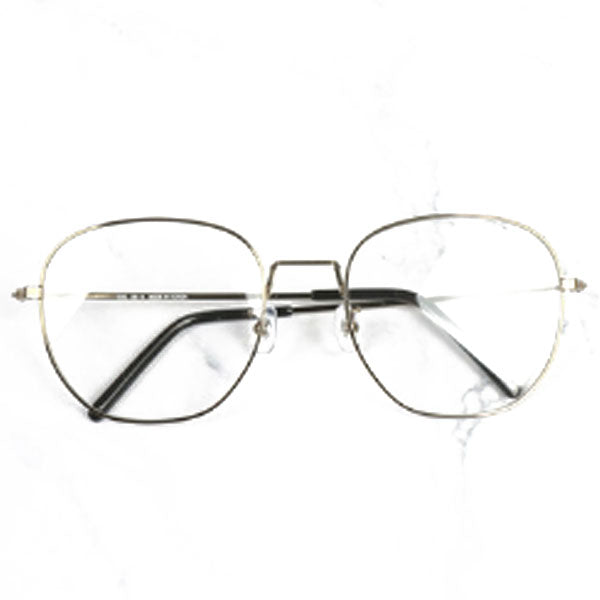 Oversized Square Metal Glasses for Men and Women