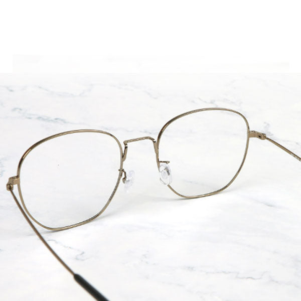 Oversized Square Metal Glasses for Men and Women