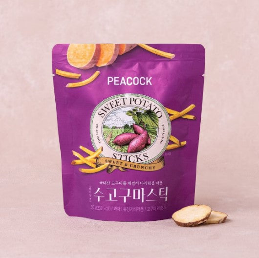 Peacock Seoul Snack Sweet Potato Stick 50g