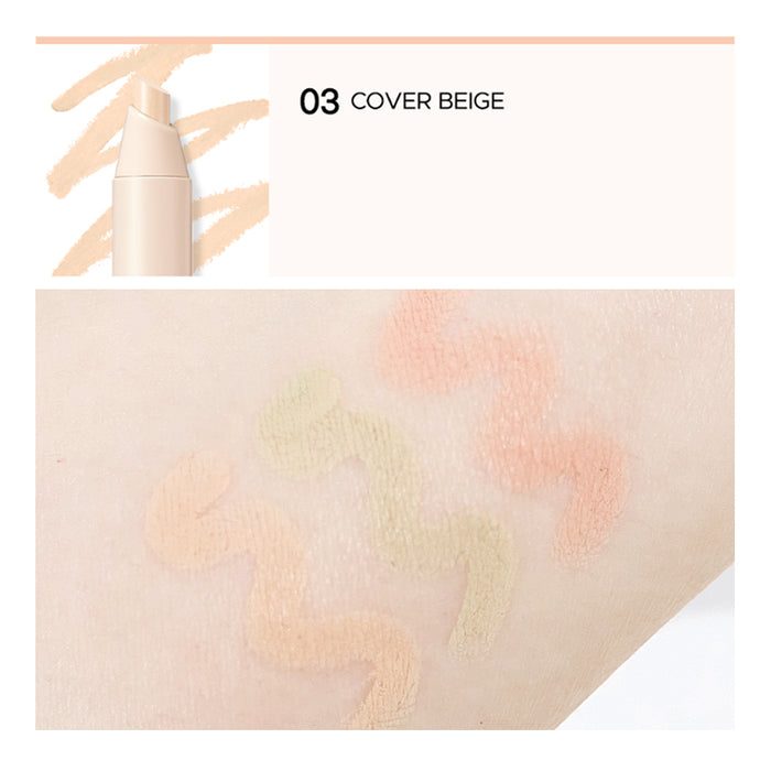 Peripera Makelkorrektur Haut Dunkle Augenringe Bläue Cover Mood Fit Pencil Concealer Nr.1 ​​Cover Lachs 1 Stück