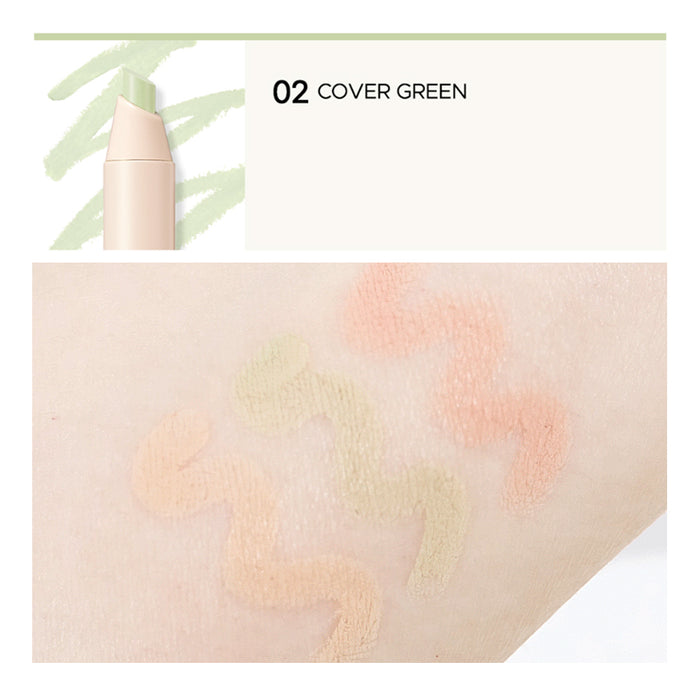 Peripera Makelkorrektur Haut Dunkle Augenringe Bläue Cover Mood Fit Pencil Concealer Nr.1 ​​Cover Lachs 1 Stück