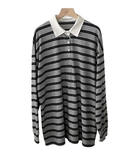 Peter And Wendy Bottle Stripe Rugby Tee