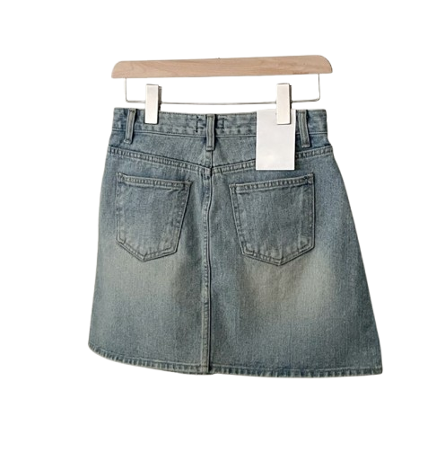 Peter And Wendy Lake Light Blue Denim Skirt