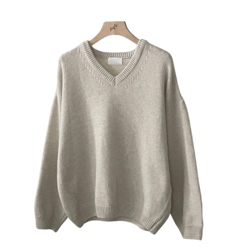 Peter And Wendy Must-have V-neck Wool Knit