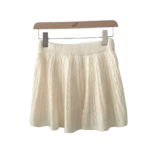 Peter And Wendy Scarsie Knit Skirt [with Built-in Shorts]