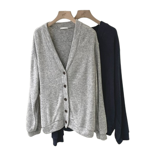 Peter & Wendy Easy Loose-fit Wool Cardigan