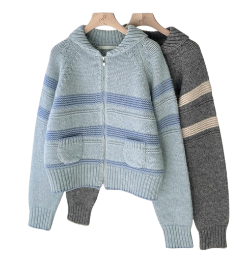 Peter & Wendy Porori Cowichan Knit Zip-up