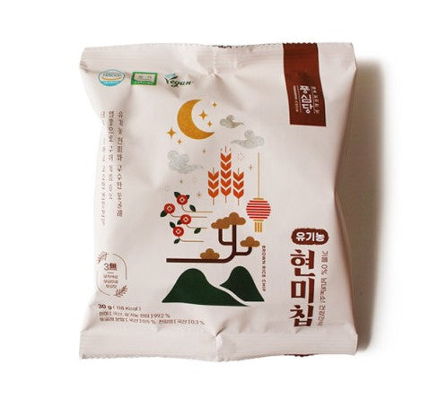 Pungsimdang Organic Brown Rice Chips 30g