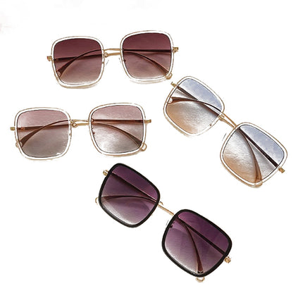 Right Now Basic Round Transparent Simple Square Sunglasses for Men and Women