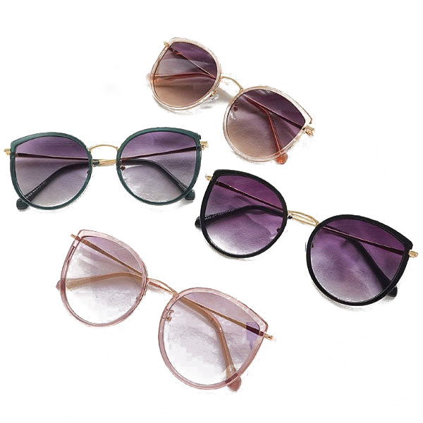 Right Now Basic Transparent Cats Sunscreen Sunglasses for Men and Women