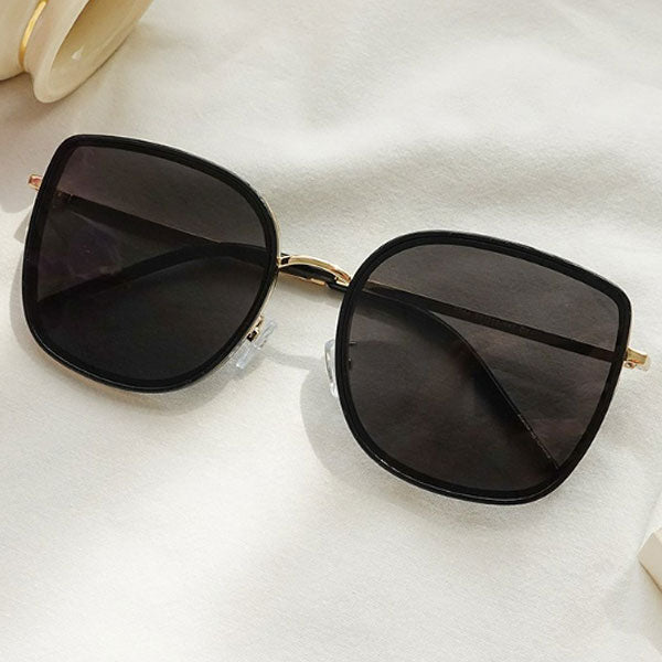 Right Now – Große, runde, quadratische, transparente Sonnenbrille für Damen und Herren