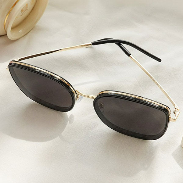 Right Now Big Round Square Transparent Sunglasses for Men and Women