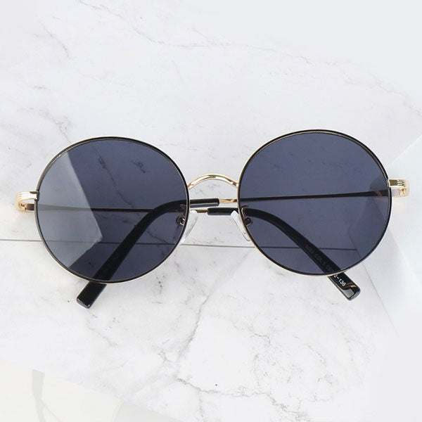 Right Now Eden Round Long Line Slim Men's and Women's Sunglasses