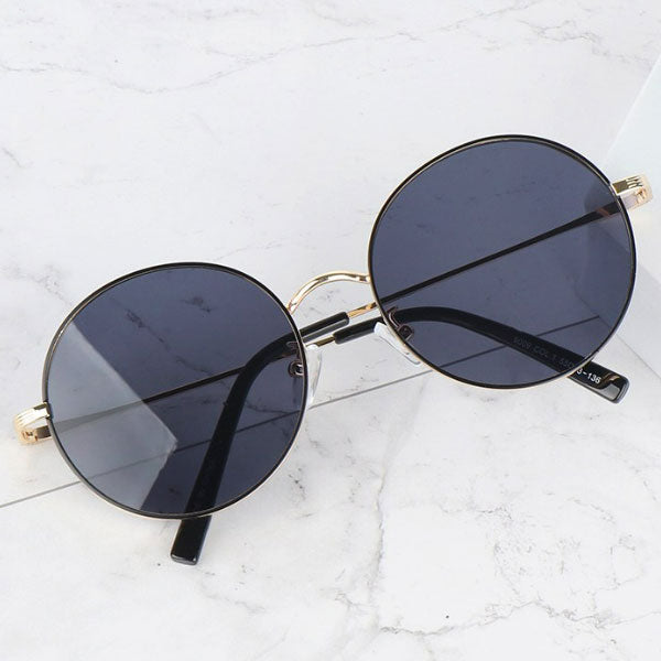 Right Now Eden Round Long Line Slim Men's and Women's Sunglasses