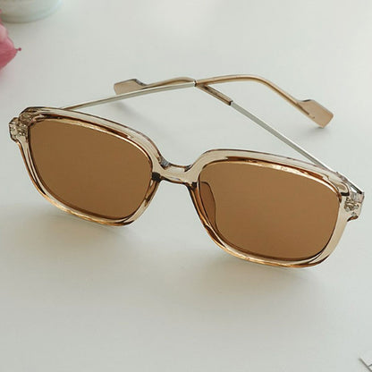 Right Now Retro Big Square Horned Sunglasses for Men and Women