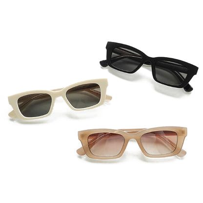 Right Now Retro Horned Men's and Women's Unique Simple Square Sunglasses