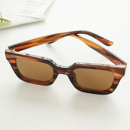 Right Now Round Basic Men's and Women's Simple Horn Frame Square Sunglasses