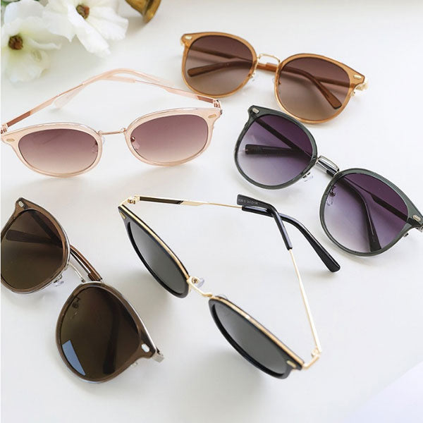 Right Now Round Round Round Point Transparent Sunglasses for Men and Women