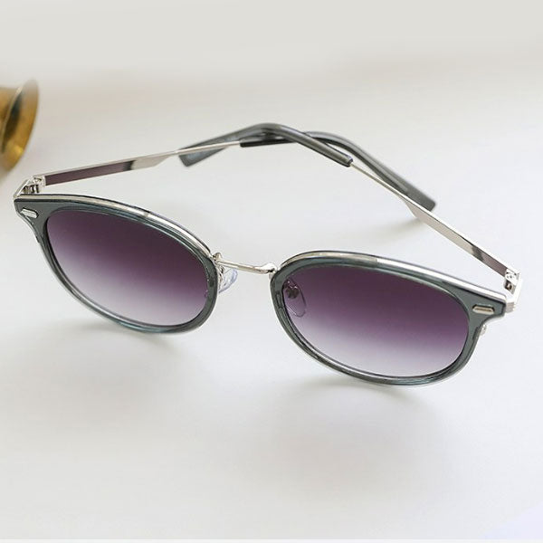 Right Now Round Round Round Point Transparent Sunglasses for Men and Women