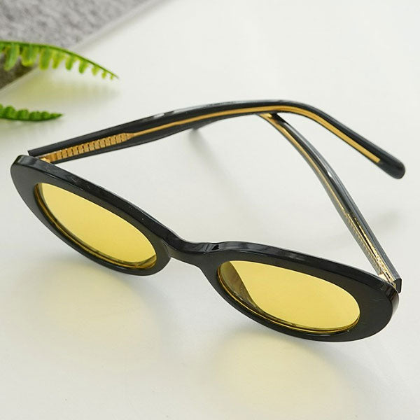 Right Now – Runde, getönte Sonnenbrille im Retro-Hornrahmen-Design für Damen und Herren