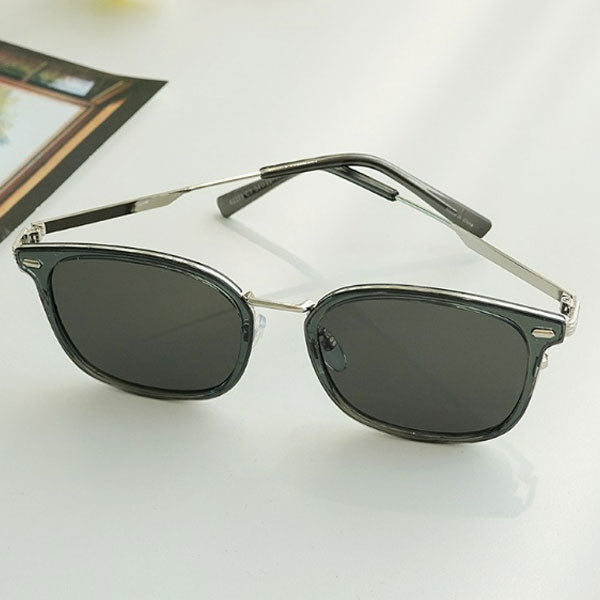 Right Now Simple Big Square Metal Point Sunglasses for Men and Women