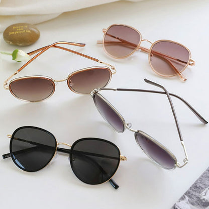Right Now Simple Round Transparent Sunglasses for Men and Women