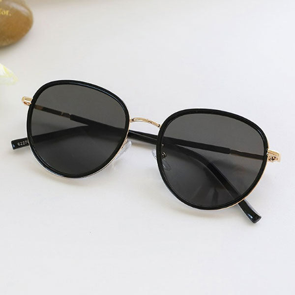 Right Now Einfache runde transparente Sonnenbrille für Männer und Frauen