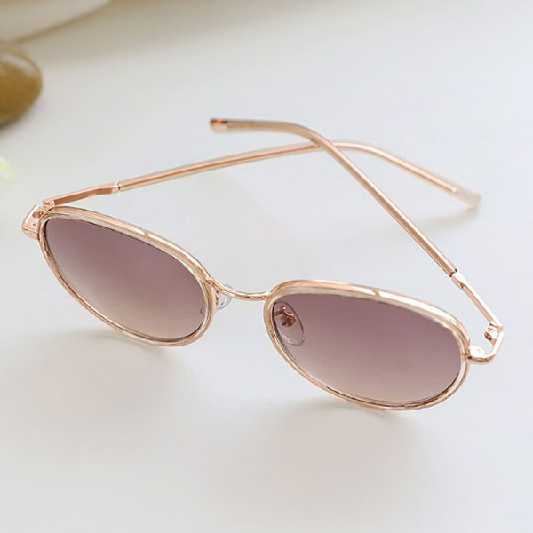 Right Now Simple Round Transparent Sunglasses for Men and Women