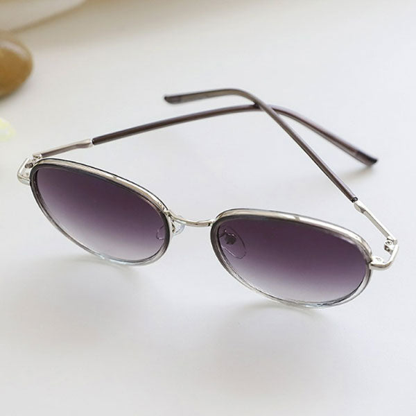 Right Now Simple Round Transparent Sunglasses for Men and Women