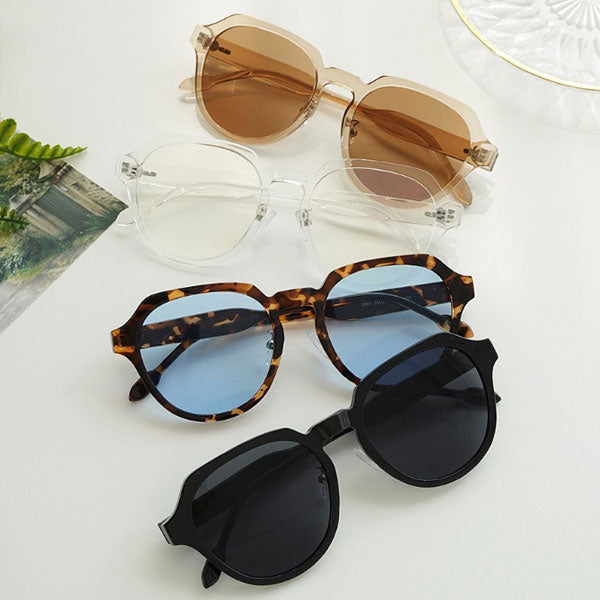 Right now big round transparent sunglasses for men and women