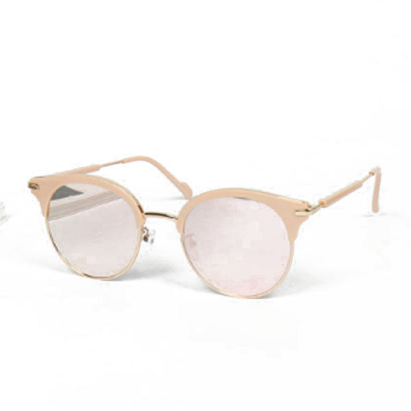 Round Design Harmony Mirror Sunglasses