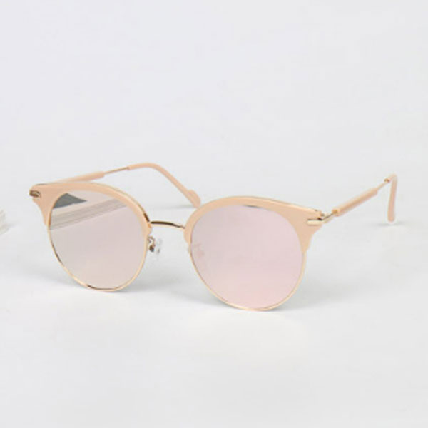 Round Design Harmony Mirror Sunglasses