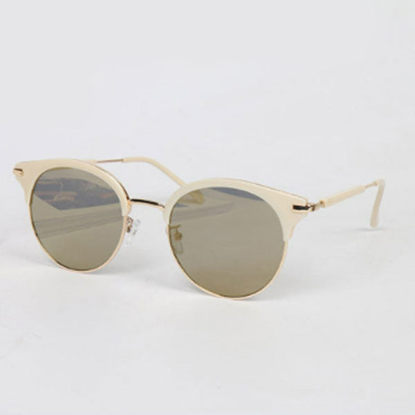 Round Design Harmony Mirror Sunglasses