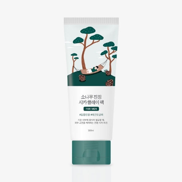 Round Lab For Men Pine Cica Soothing Clay Pack 100ml