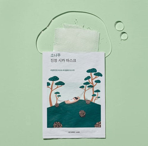 Round Lab Pine Tree Calming Cica Mask (10 Sheets)