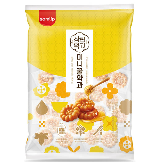 SAMLIP Food Mini Honey yakgwa Korean Traditional snacks 200g