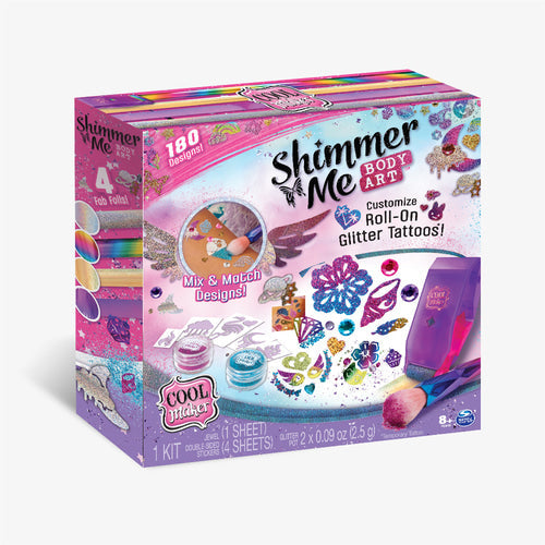 SecretArt Popstar Set (Pop style Bracelet Maker+Roll On Glitter Tatoo)