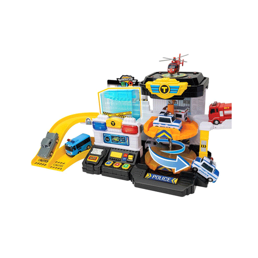 Tayo Little Bus Rescue SOS Dispatch Center Play Set Toy