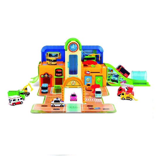Tayo The Little Bus School Play Set & Mini Car 1ea Kids Toy TAYO SCHOOL SET